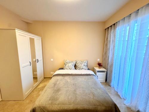 Appartement moderne 3 pièces climatisé avec balcon, plage à 2 min