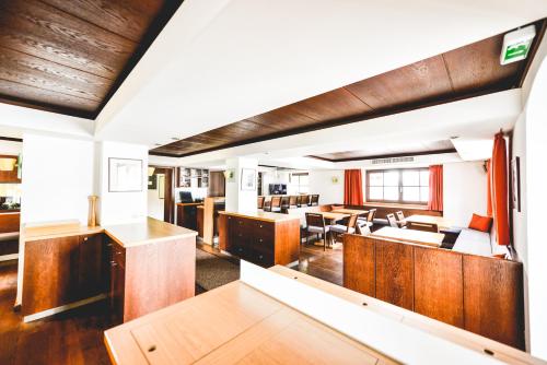 Χώρος καθιστικού στο Hotel-Pension Hoferhaus