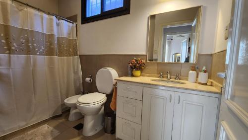 Koupelna v ubytování Casita Mumi