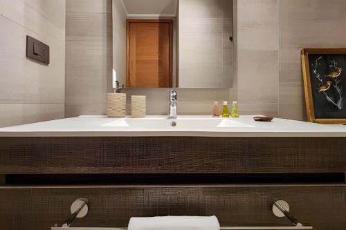 Koupelna v ubytování Moderno Edifício Frente al Lago