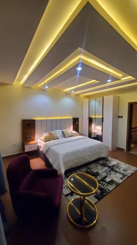 Ένα ή περισσότερα κρεβάτια σε δωμάτιο στο TTA apartments