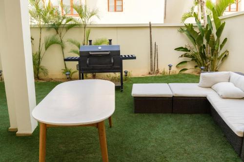 Posezení v ubytování Modern Villa in Cabo Private Jacuzzi