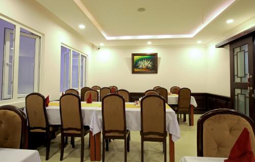 Χώρος καθιστικού στο Kings Hotel Dalat