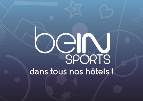 a sign that says organ sports with a soccer ball at Oceania Saint Malo in Saint Malo