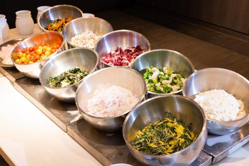 Mad på ryokanen eller i nærheden