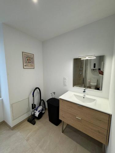 Ένα μπάνιο στο Studio neuf et élégant au centre de Vierzon