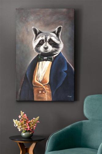 a cat in a suit painting at Hotel Vallea Bromont, Tapestry Collection by Hilton in Bromont