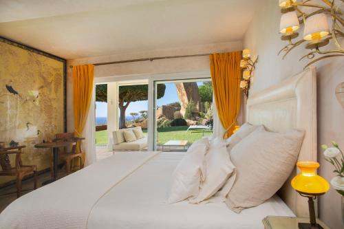 Ένα ή περισσότερα κρεβάτια σε δωμάτιο στο Stone House