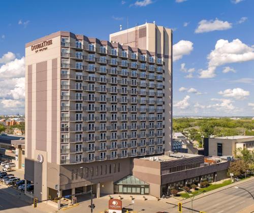 a rendering of the hyatt hotel in a city at DoubleTree by Hilton Hotel & Conference Centre Regina in Regina