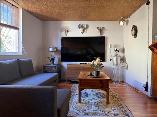 TV a/nebo společenská místnost v ubytování Ozzy Homes