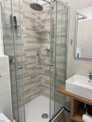 Koupelna v ubytování amoR Tempora