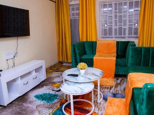 A television and/or entertainment centre at Ann's home