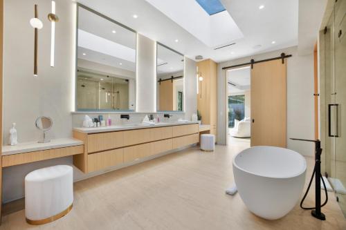 Koupelna v ubytování Hutton Villa