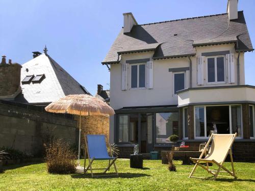 Maison 3* pour 6 pers avec jardin près du Coz Pors, Trégastel - FR-1-542-8