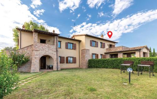 a large house with a yard in front of it at Seranna 3 in Papiano