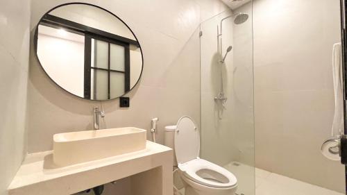 Koupelna v ubytování Villa MORGAN