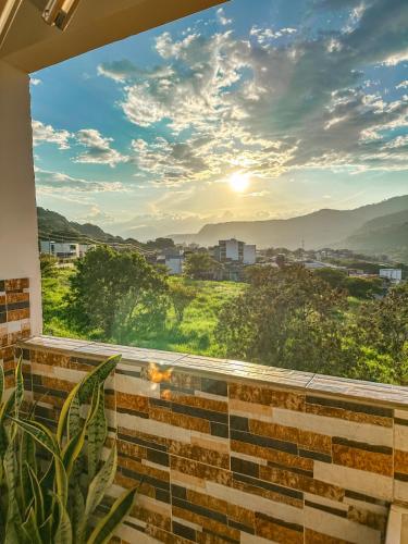 a view from the balcony of a house at Apartamento con vista a San Gil en excelente ubicación in San Gil