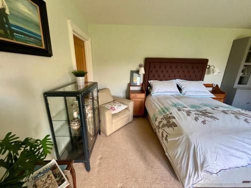 En eller flere senge i et værelse på Victoria View Derry