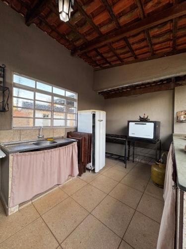 Kuchyň nebo kuchyňský kout v ubytování Pousada Serra da Canastra