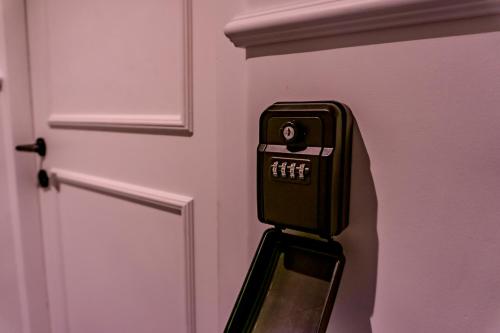 a door opener in front of a door at The Lookout in Cape Town