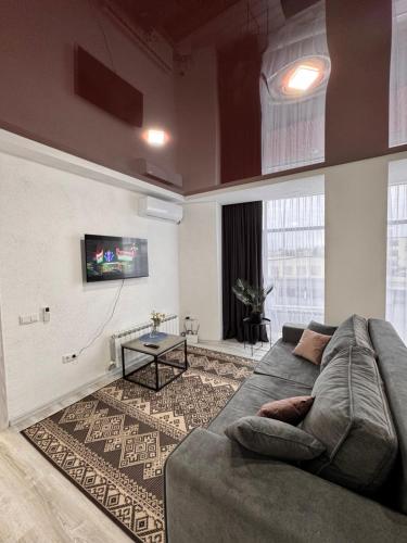 Χώρος καθιστικού στο Panorama apartments