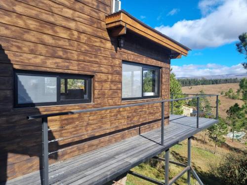 Een balkon of terras bij La Colina de Villa Yacanto