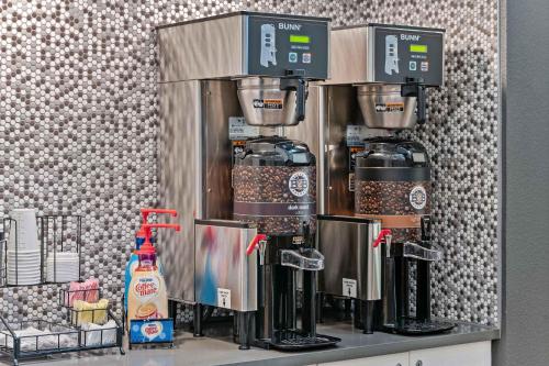 a coffee machine on a counter in a store at Extended Stay America Suites - San Jose - Sunnyvale in Sunnyvale