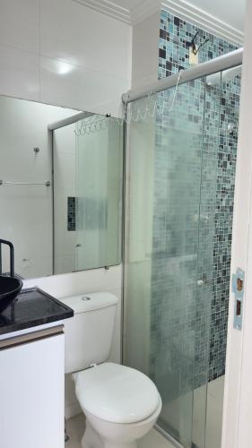 Et badeværelse på Apartamento COP 30