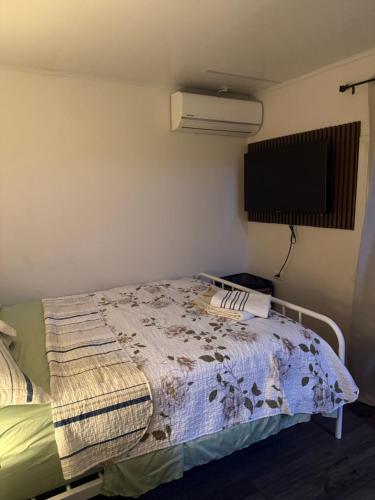 Postel nebo postele na pokoji v ubytování La casita de alado