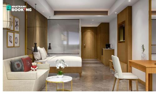 A seating area at Selectum noa resort