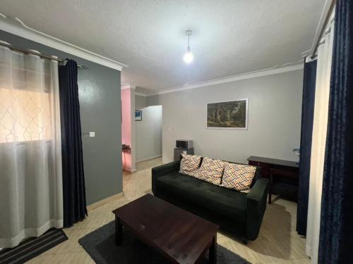 Χώρος καθιστικού στο Moon suites