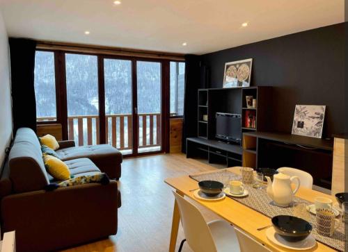 Posezení v ubytování Superbe T2, village orcieres