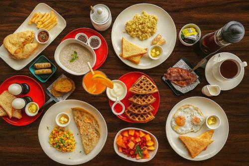 Jídlo v bed and breakfast nebo okolí