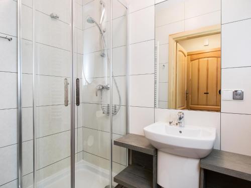 Ένα μπάνιο στο Apartament w Góralskim Domu
