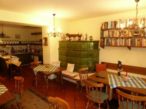 Posezení v ubytování Gaestehaus-Staats