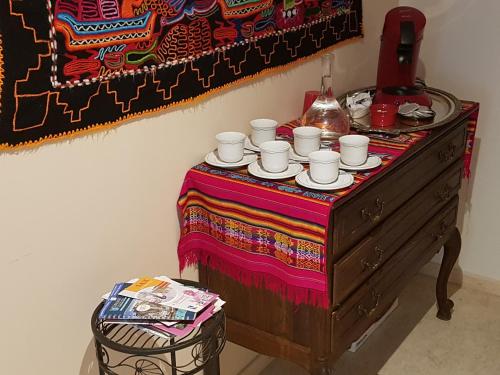 Sadržaji za pripremu kafe i čaja u objektu Panamá