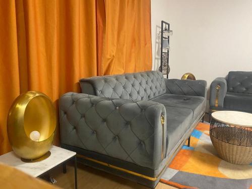 Χώρος καθιστικού στο Spacious & modern apartment near Westpark 6 person