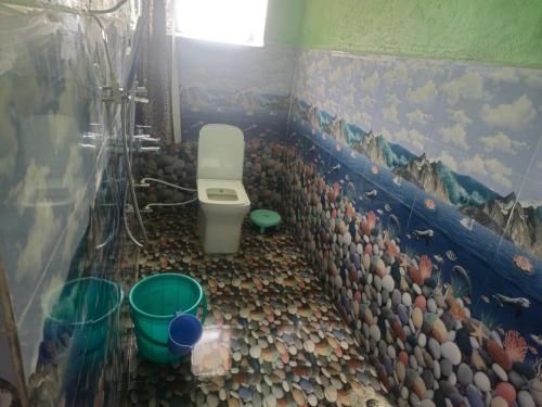 Koupelna v ubytování Wild Way Resort