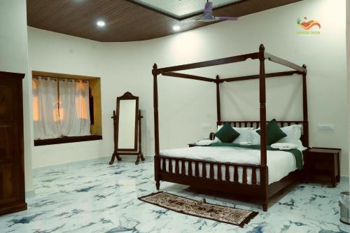 Postel nebo postele na pokoji v ubytování Desert Heer Resort