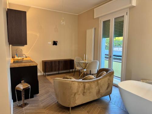 Posezení v ubytování EDA Home