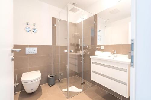 Koupelna v ubytování Quartier Schneespecht Westendpalais