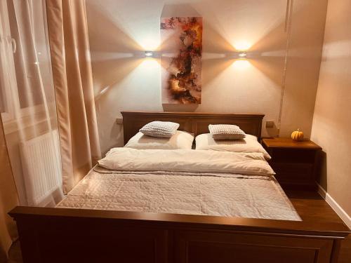 Ένα ή περισσότερα κρεβάτια σε δωμάτιο στο Apartament Prestige Zawiercie