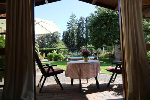 En have udenfor Ferienwohnung Wallgaesschen