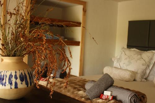 Χώρος καθιστικού στο The Potters Hut