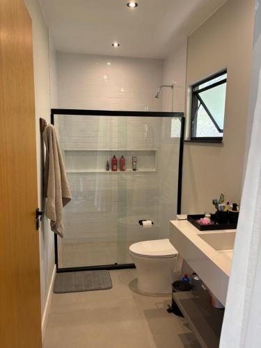 Koupelna v ubytování Casa de Campo em Secretário, Charme e tranquilidade