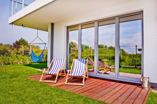 Taman di luar BlueApart Apartamenty Na Plaży Jastarnia
