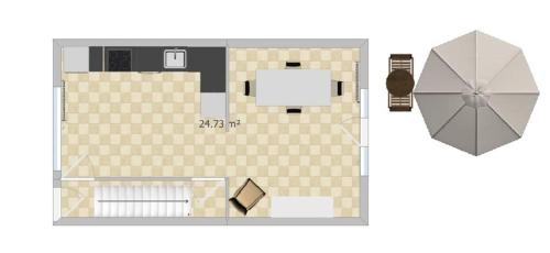 Κάτοψη του Charmantes Reihenhaus am Alsterlauf