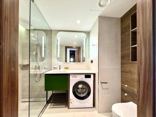 Et badeværelse på Sunshine apartments in Alliance Privilege