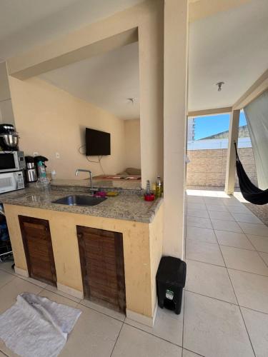 Η κουζίνα ή μικρή κουζίνα στο Suíte