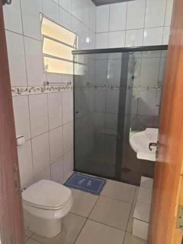 Bilik mandi di Casa Ferreira Localizada a 400 metros da Basílica